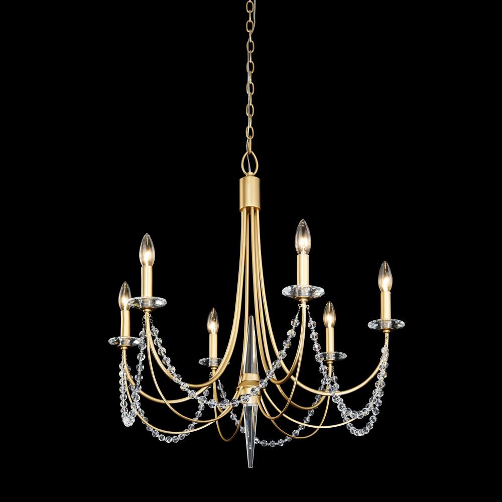 Brentwood 6-Lt Chandelier - French Gold