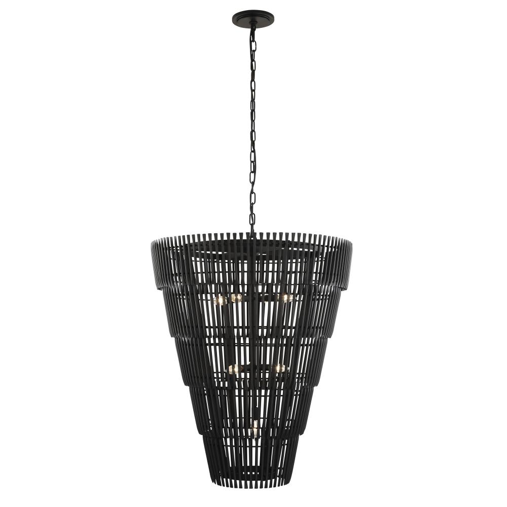 Apollo 8-Lt 5-Tier Pendant - Carbon Black