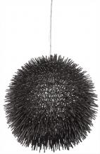 Varaluz 169P01BL - Urchin 1-Lt Pendant - Black