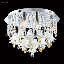 James R Moder 96324S22E - Murano Collection Flush Mount