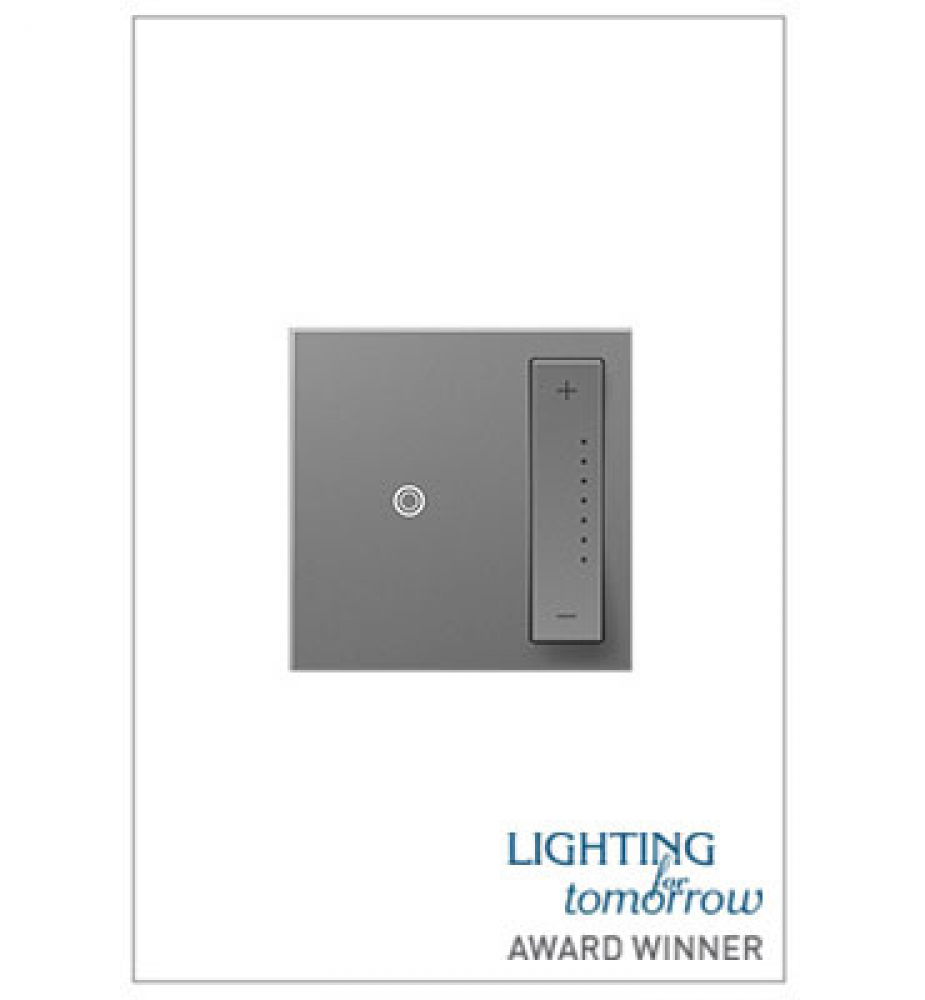 Adorne® 700W sofTap® Tru-Universal Dimmer, Magnesium, with Microban®