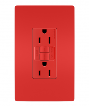 Legrand 1597RED - radiant? Spec Grade 15A Self Test GFCI Receptacle, Red