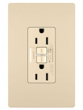 Legrand 1597TRAI - radiant? 15A Tamper Resistant Self Test GFCI Outlet with Audible Alarm, Ivory