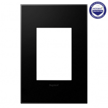 Legrand AWP1G3GR4 - adorne® Graphite One-Gang-Plus Screwless Wall Plate with Microban®