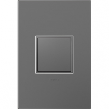 Legrand ARPTR151GM2WP - adorne? Pop-Out Outlet with Magnesium Wall Plate, Magnesium