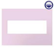 Legrand AWP3GRA - Adorne® Rosa Three-Gang Screwless Wall Plate with Microban®