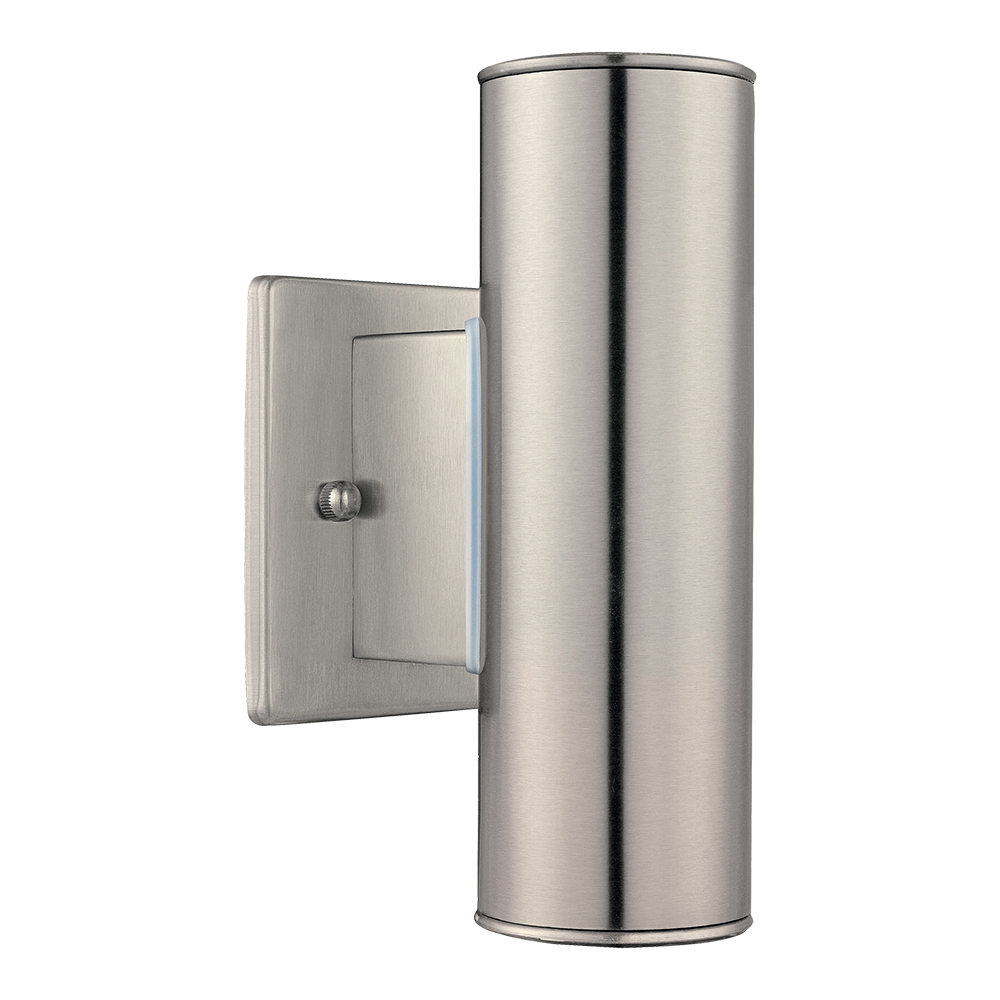 Riga - 2 Light outdoor wall light - Stainless Steel