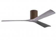 Matthews Fan Company IR3H-WN-BW-60 - Irene-3H three-blade flush mount paddle fan in Walnut finish with 60” solid barn wood tone blade