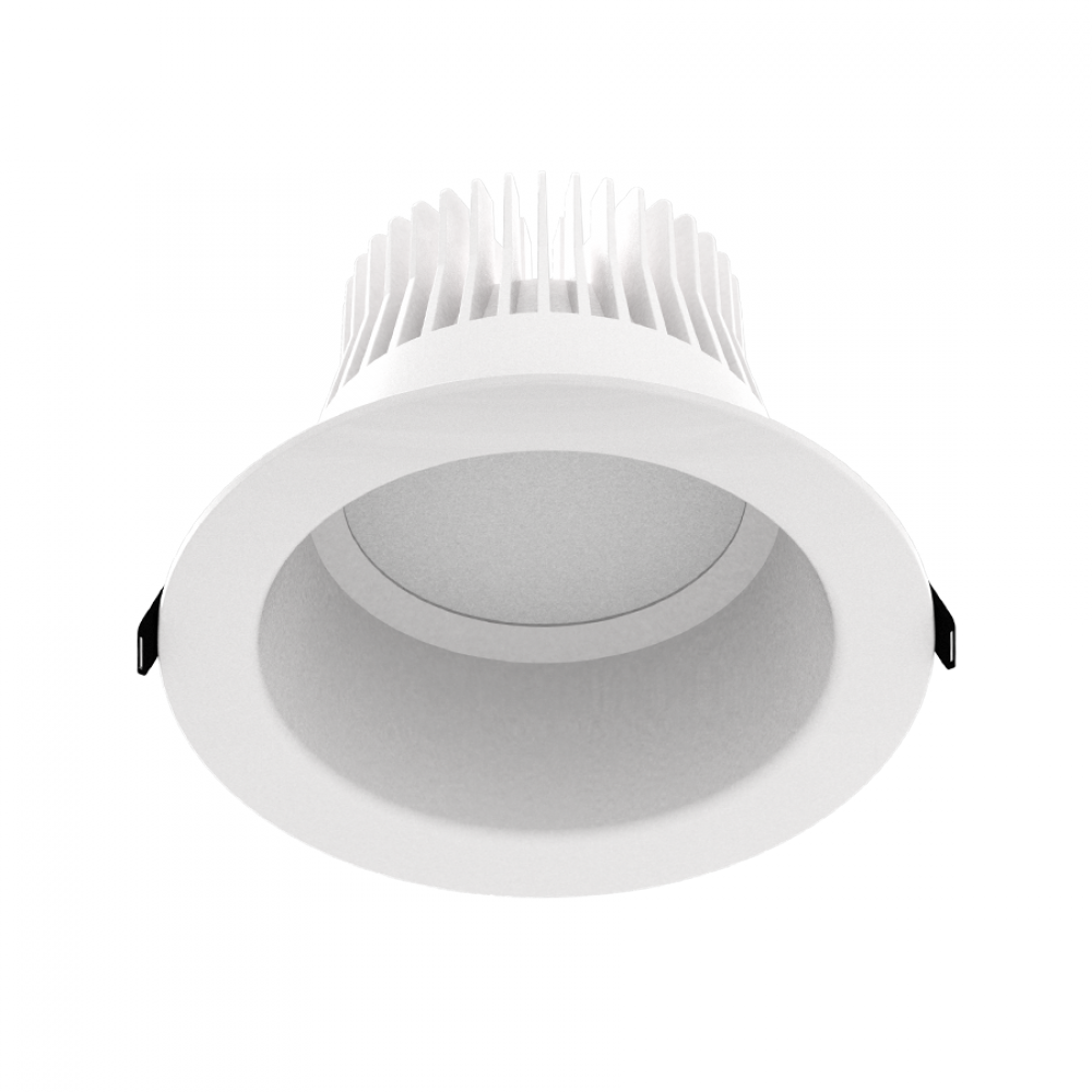 Recessed Downlights, 8030 lumens, commercial, 82W, 8 Inches, round, 80CRI, 120-277V, white