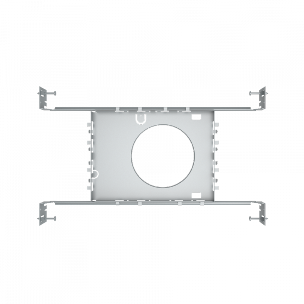 MOUNTING PLATE FOR WAFER 4" W/ DRYWALL COLLAR & EXTENSION BAR