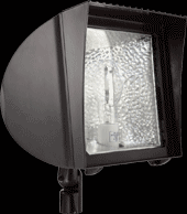 FLOODLIGHTS 3200 LUMENS FLEXFLOOD 42W CFL-QT-HPF WITH ARM LAMP BRONZE