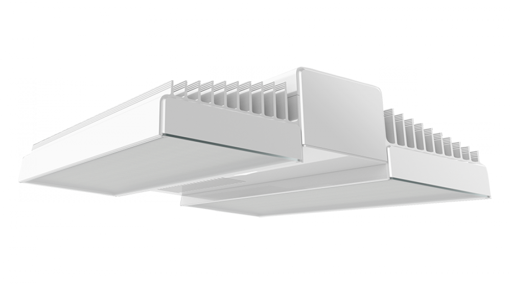 HIBAY 12677 LUMENS RAIL 90W 5000K LED 480V LIGHTCLOUD CONTROLLER WHITE/ALUMINUM