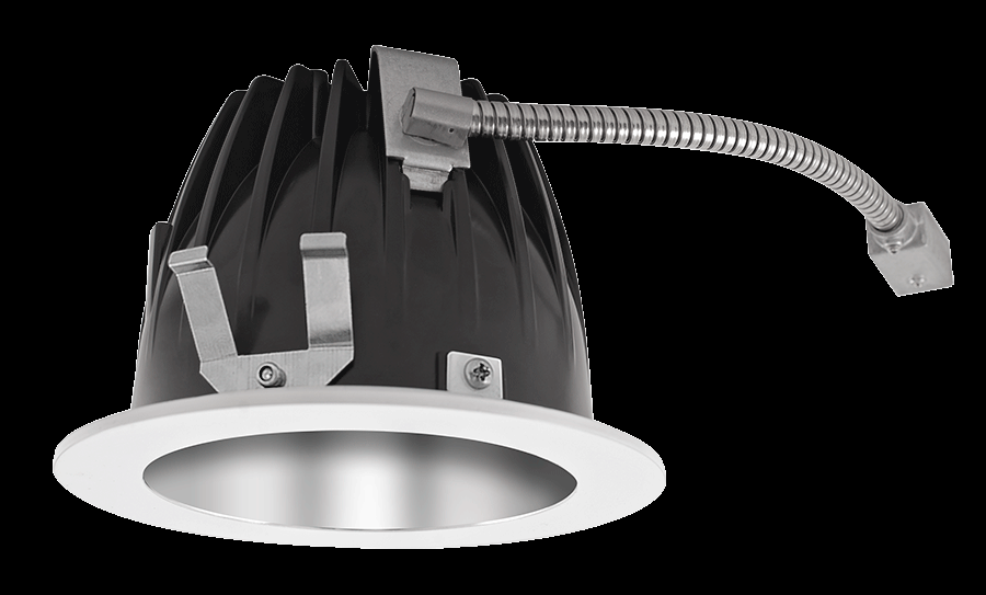 RECESSED DOWNLIGHTS 12 LUMENS NDLED4RD 4 INCH ROUND UNIVERSAL DIMMING 50 DEGREE BEAM SPREAD 2700K