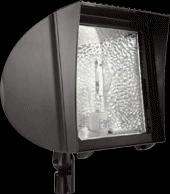 RAB Lighting FXF42QT - FLOODLIGHTS 3200 LUMENS FLEXFLOOD 42W CFL-QT-HPF WITH ARM LAMP BRONZE