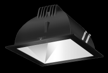RAB Lighting NDLED4SD-WYNHC-M-B - Recessed Downlights, 12 lumens, NDLED4SD, 4 inch square, Universal dimming, wall washer beam sprea