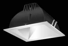 RAB Lighting NDLED4SD-50YYHC-M-S - Recessed Downlights, 12 lumens, NDLED4SD, 4 inch square, Universal dimming, 50 degree beam spread,