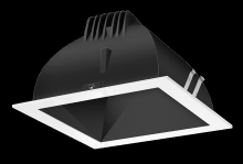 RAB Lighting NDLED4SD-WN-B-W - Recessed Downlights, 12 lumens, NDLED4SD, 4 inch square, Universal dimming, wall washer beam sprea