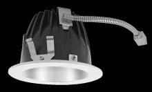 RAB Lighting NDLED6RD-80YHC-M-W - Recessed Downlights, 20 lumens, NDLED6RD, 6 inch round, universal dimming, 80 degree beam spread,