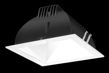 RAB Lighting NDLED4SD-80N-W-W - Recessed Downlights, 12 lumens, NDLED4SD, 4 inch square, Universal dimming, 80 degree beam spread,