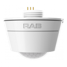 RAB Lighting PIR40/LCB - LC BLUE HIGH CEILING LOW VOLTAGE LUMINAIRE CONTROLLER WITH PIR WHITE