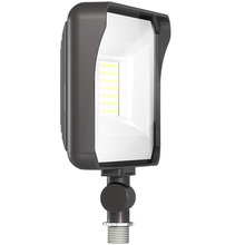 RAB Lighting X34-65L-840/277 - Floodlights, 7347 lumens, X34, 64W, knuckle mount, 80CRI 4000K, bronze, 277V