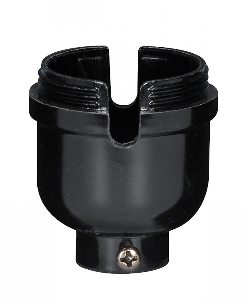 1/8 IP Cap Only; Phenolic; 1/2 Uno Thread; With Set Screw; For Push Thru With Plastic Bushing