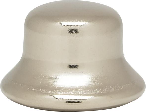 Steel Finial; 1/4-27; 1/2" Diameter; Nickel Plated