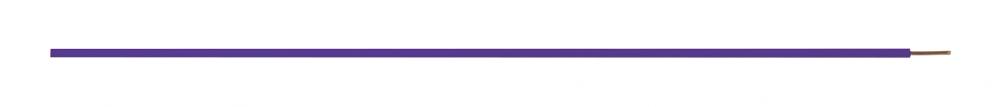 Lighting Bulk Wire; 18/1 Solid 105C AWM TFN-PVC; Nylon; 500 Foot/Spool; Violet