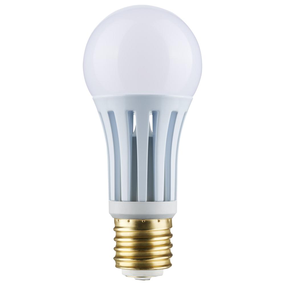 10/22/34 Watt PS25 LED Three-Way Lamp; E39d Mogul Base; 5000K; White Finish; 120 Volt