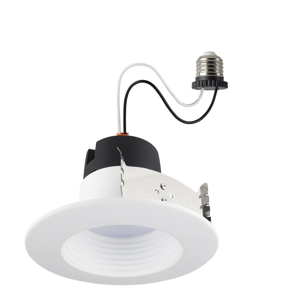 7 Watt; 4 inch; Deep Baffle; CCT-Selectable Recessed LED Downlight