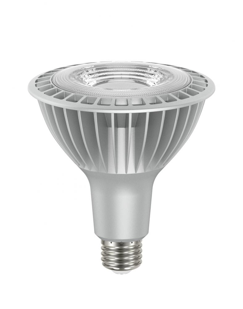 33 watt PAR38 High Lumen LED; 2700K; 40' beam spread; Medium base; 120 volts