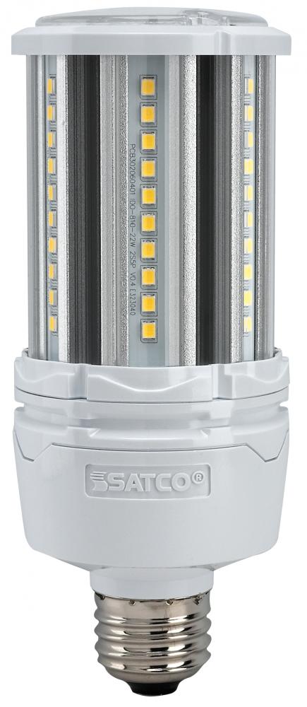 22 Watt LED HID Replacement; 5000K; Medium base; 100-277 Volt