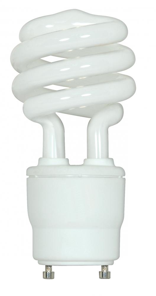 18 Watt; Spiral Compact Fluorescent; 3500K; 82 CRI; GU24 base; 120 Volt