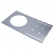 Satco Products Inc. 80/866 - 6-Inch Asymmetric New Construction Recessed Downlight Mounting Plate; Flat