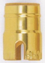 Satco Products Inc. 90/1144 - Aluminum Shell With Paper Liner; Push Thru; Brite Gilt Finish