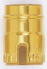 Satco Products Inc. 90/1145 - Aluminum Shell With Paper Liner; Pull Chain/Turn Knob; Brite Gilt Finish