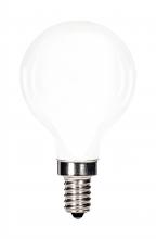 Satco Products Inc. S11364 - 4.5 Watt G16.5 LED; Soft White; Candelabra base; 2700K; 350 Lumens; 120 Volt