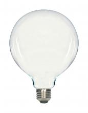 Satco Products Inc. S11368 - 8 Watt G40 LED; Soft White; Medium base; 3000K; 120 Volt