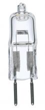 Satco Products Inc. S3160 - 35 Watt; Halogen; T4; Clear; 2000 Average rated hours; 595 Lumens; Bi Pin GY6.35 base; 12 Volt
