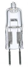 Satco Products Inc. S3171 - 10 Watt; Halogen; T3; Clear; 2000 Average rated hours; 120 Lumens; Bi Pin G4 base; 12 Volt