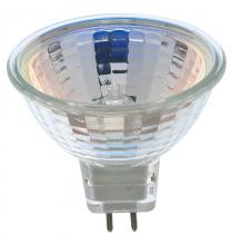 Satco Products Inc. S4185 - 10 Watt; Halogen; MR16; 2000 Average rated hours; Miniature 2 Pin Round base; 12 Volt; Carded
