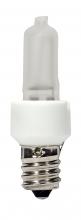 Satco Products Inc. S4483 - 20 Watt; Halogen / Excel; T3; Frosted; 3000 Average rated hours; 200 Lumens; Candelabra base; 120