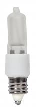 Satco Products Inc. S4489 - 20 Watt; Halogen / Excel; T3; Frosted; 3000 Average rated hours; 200 Lumens; Mini Candelabra base;