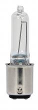 Satco Products Inc. S4492 - 20 Watt; Halogen / Excel; T3; Clear; 3000 Average rated hours; 200 Lumens; DC Bay base; 120 Volt