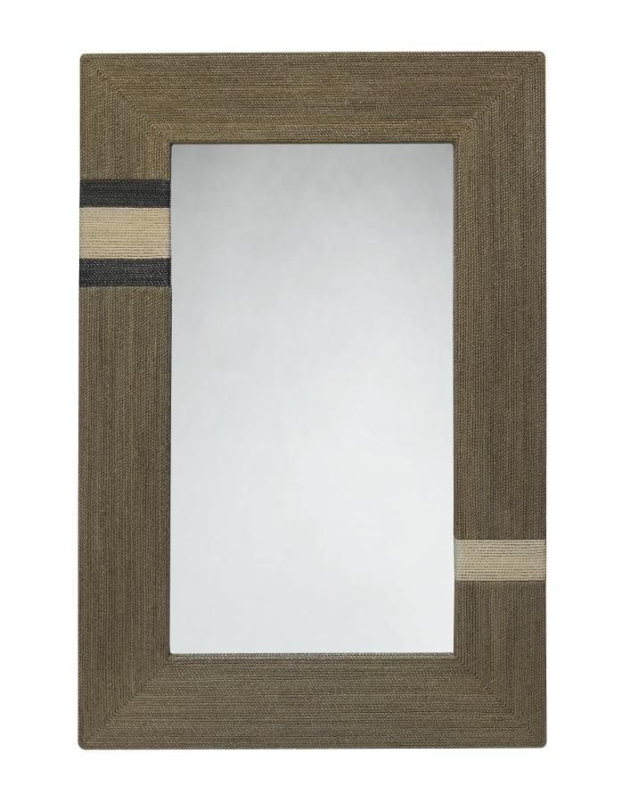 MIRROR, RND, BAHIA, GRY/WHT/BLK