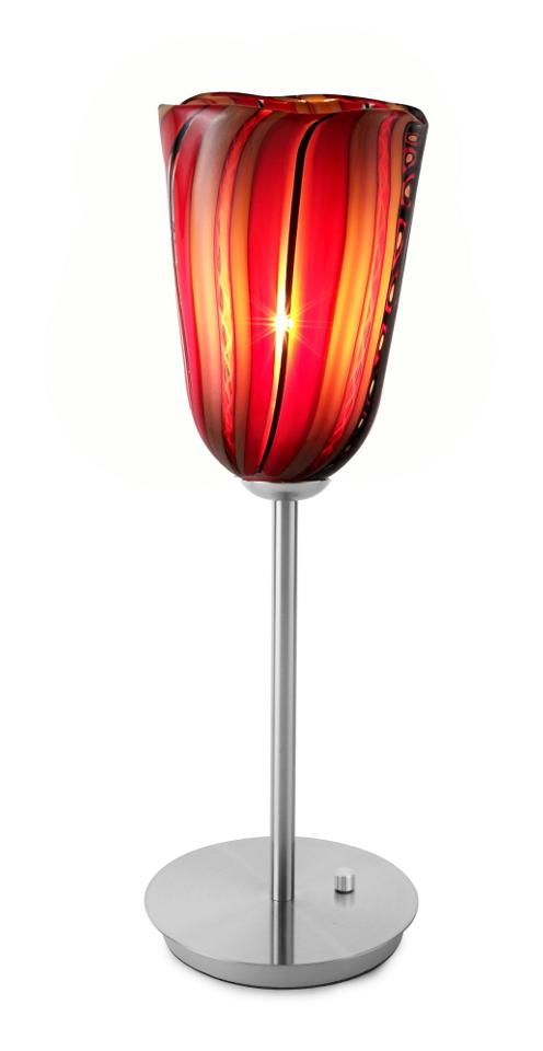 TABLE LAMP, AMORE FIORE, RED, SN