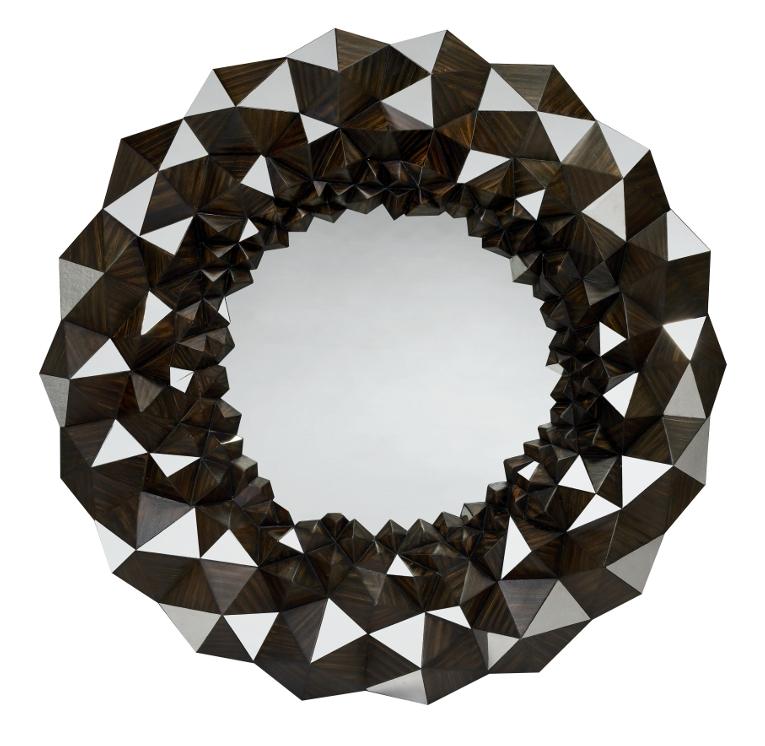 Mirror, Studs, Wood/SS