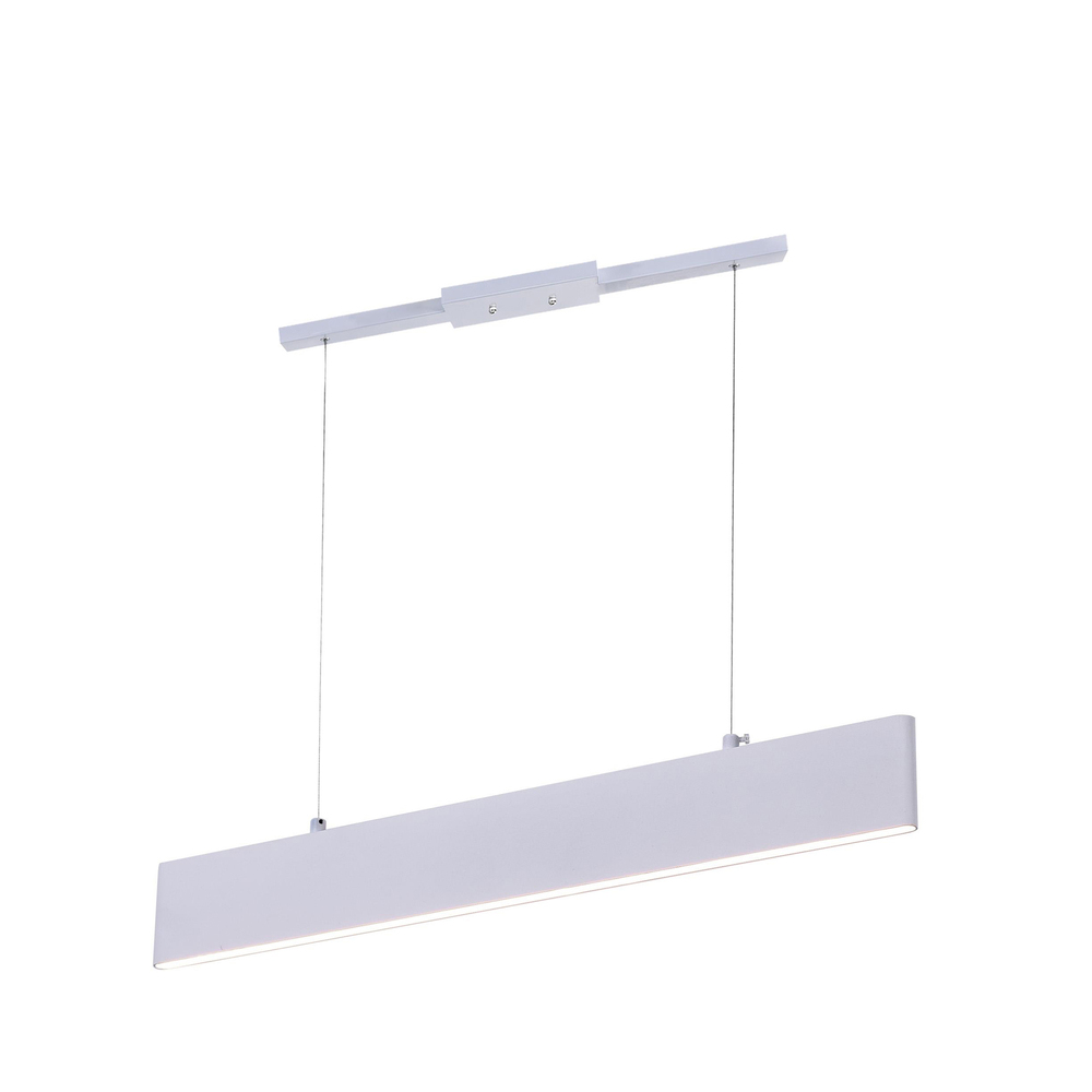 Krista LED Chandelier With Satin White Finish