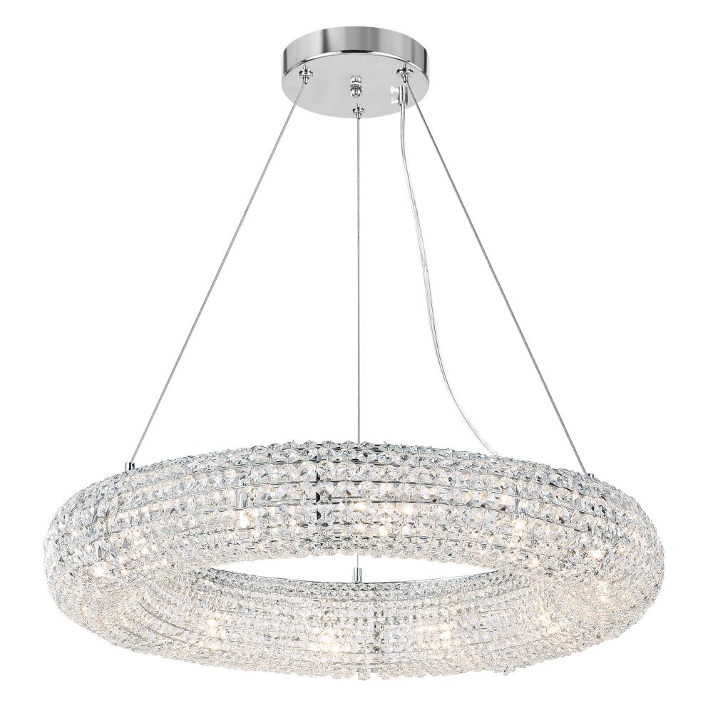 Veronique 12 Light Chandelier With Chrome Finish