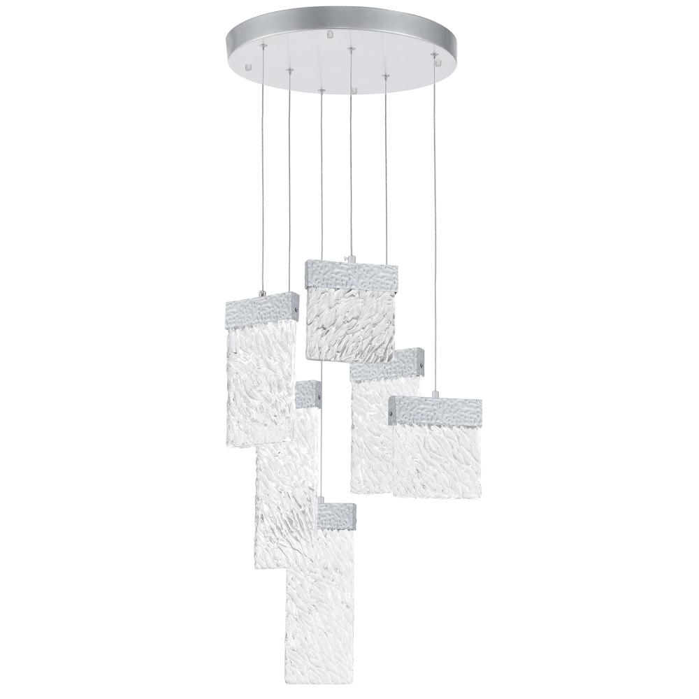 Carolina LED Chandelier With Pewter Finish